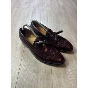 Johnston Murphy Aristocraft Oxford Loafers‎ Shoes Mens Size 9.5 C Burgundy USA